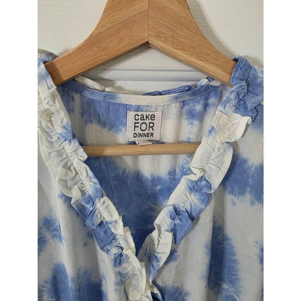 Cake For Dinner the Meadow Dress in Sky Blue Burst Tie Dye M $148 - Picture 3 of 10